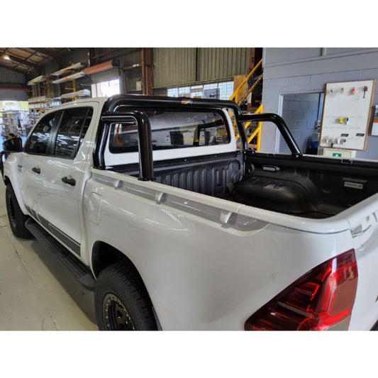76mm Welded Arm Sportsbar to suit 2021 SR Hilux J Deck