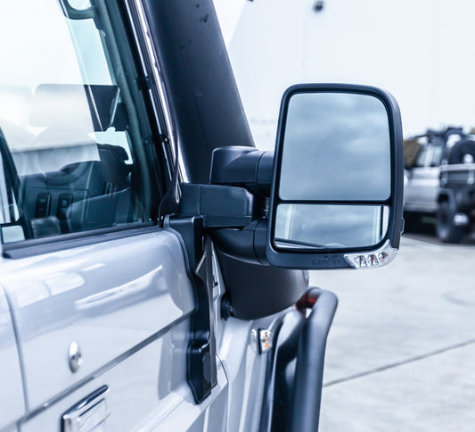Clearview Next Gen towing mirrors for Toyota LandCruiser 70 Series 1984 - 2020