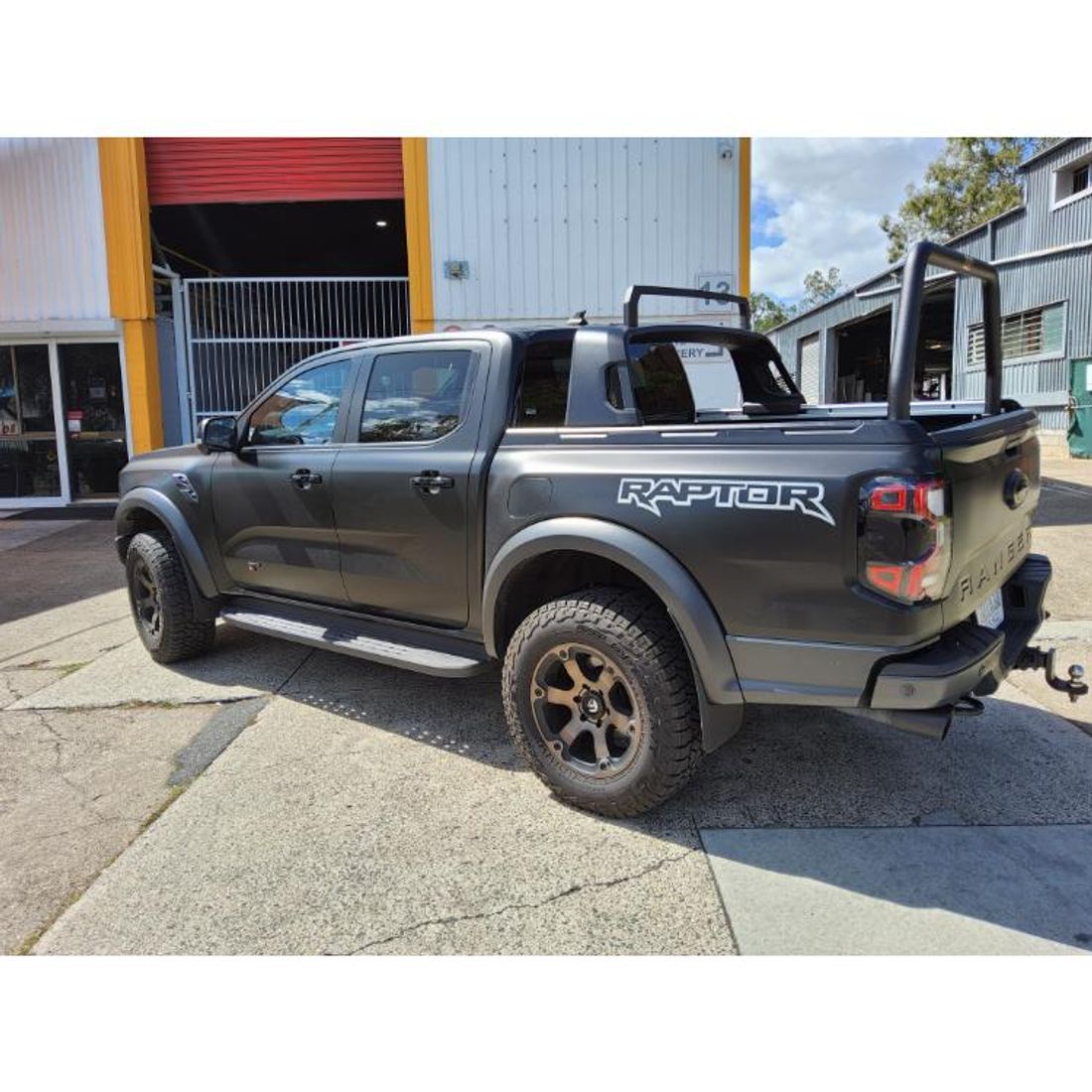 Textured Black 63mm Rear Style Rack to suit Next Gen Raptor