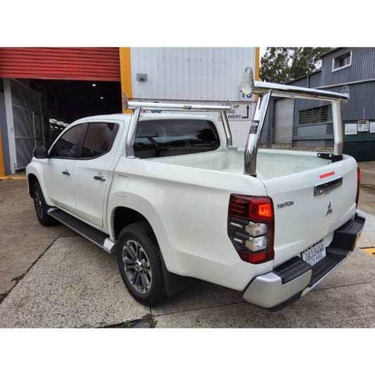 76mm Polished Trade Racks to suit Mitsubishi MR Triton