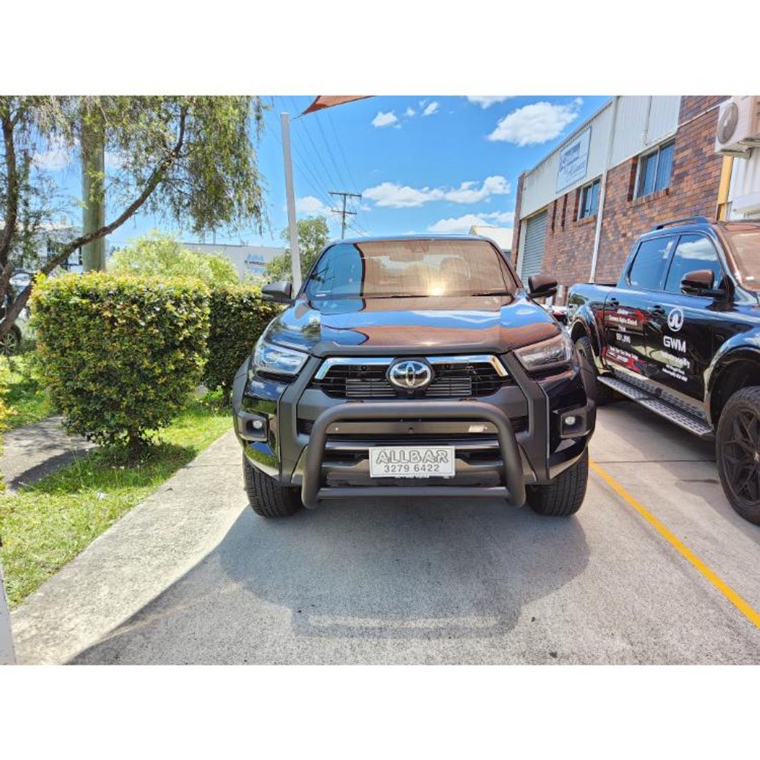 Black Nudgebar to suit 2018 Toyota Hilux Rogue