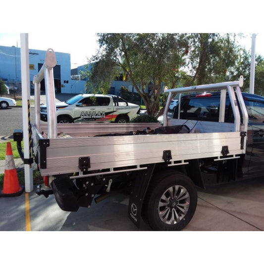 Brush Finish Trade Racks to suit 2021 Mazda BT50 Trayback