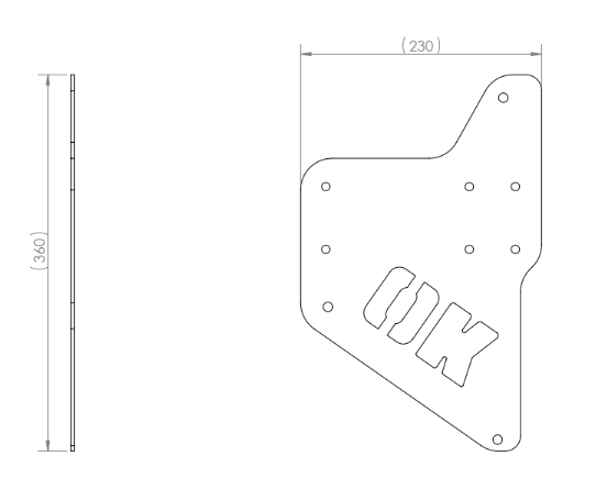 2020+ Chev 2500 Hidden Twin Compressor Bracket