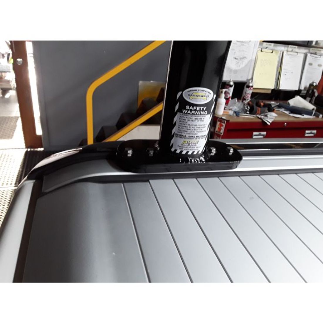 Rear Fixed Trade Rack to suit 2020 Ford Wildtrak with Mountain Top Shutter