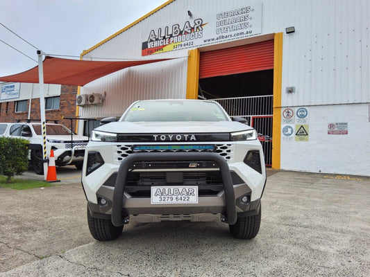 Textured Black 76mm Nudgebar to suit N90 Hilux Rogue