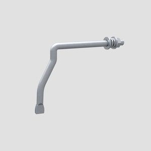 Latch Handle - Aluminium Tray Round Tube Headboard/Dropside