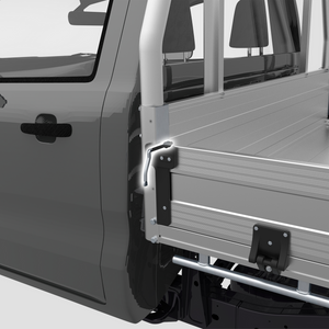 Latch Handle - Aluminium Tray Round Tube Headboard/Dropside
