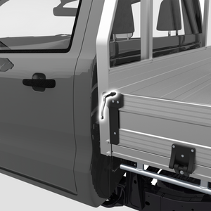 Latch Handle - Aluminium Tray Angled/Square Headboard
