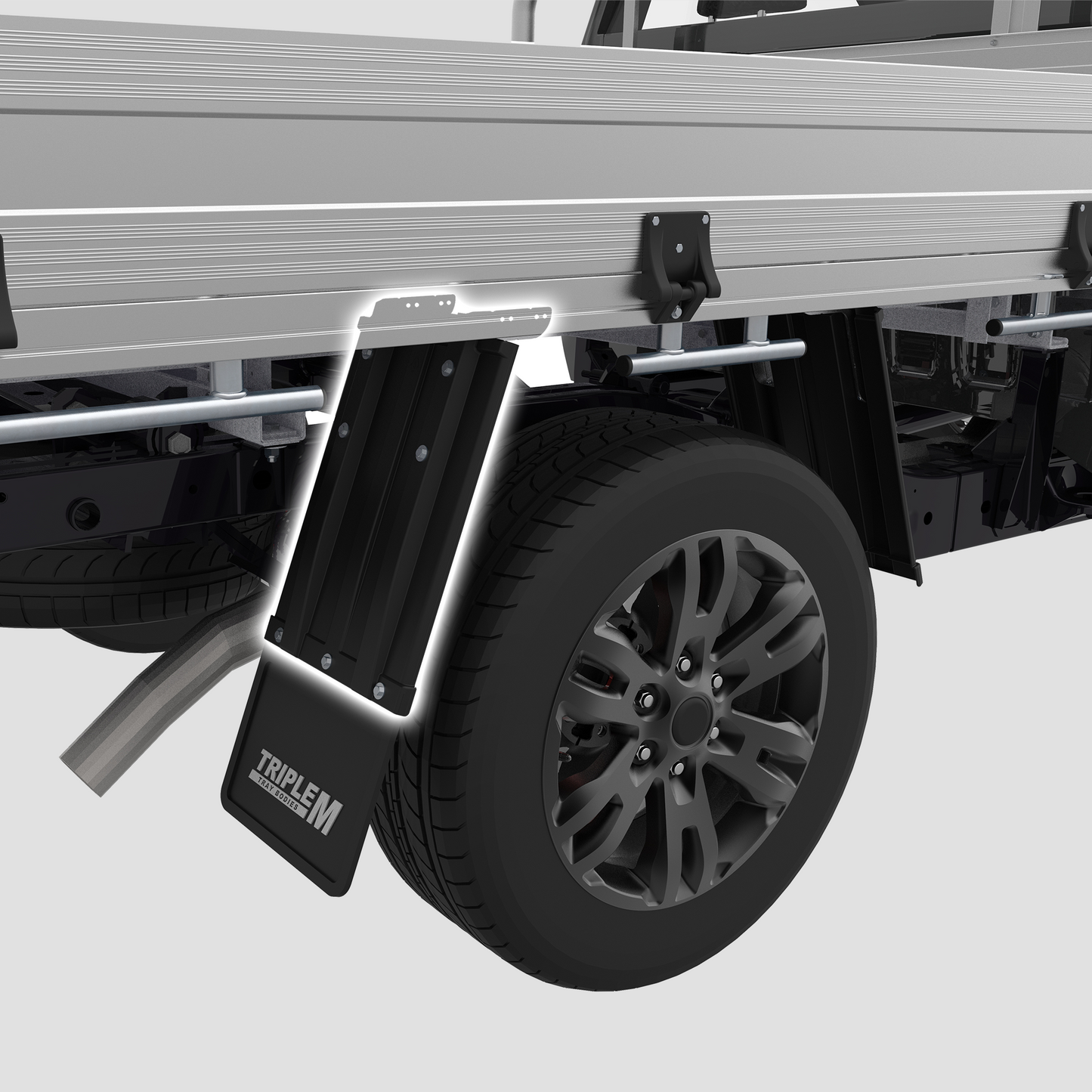 Mudguard Rear - Aluminium Tray