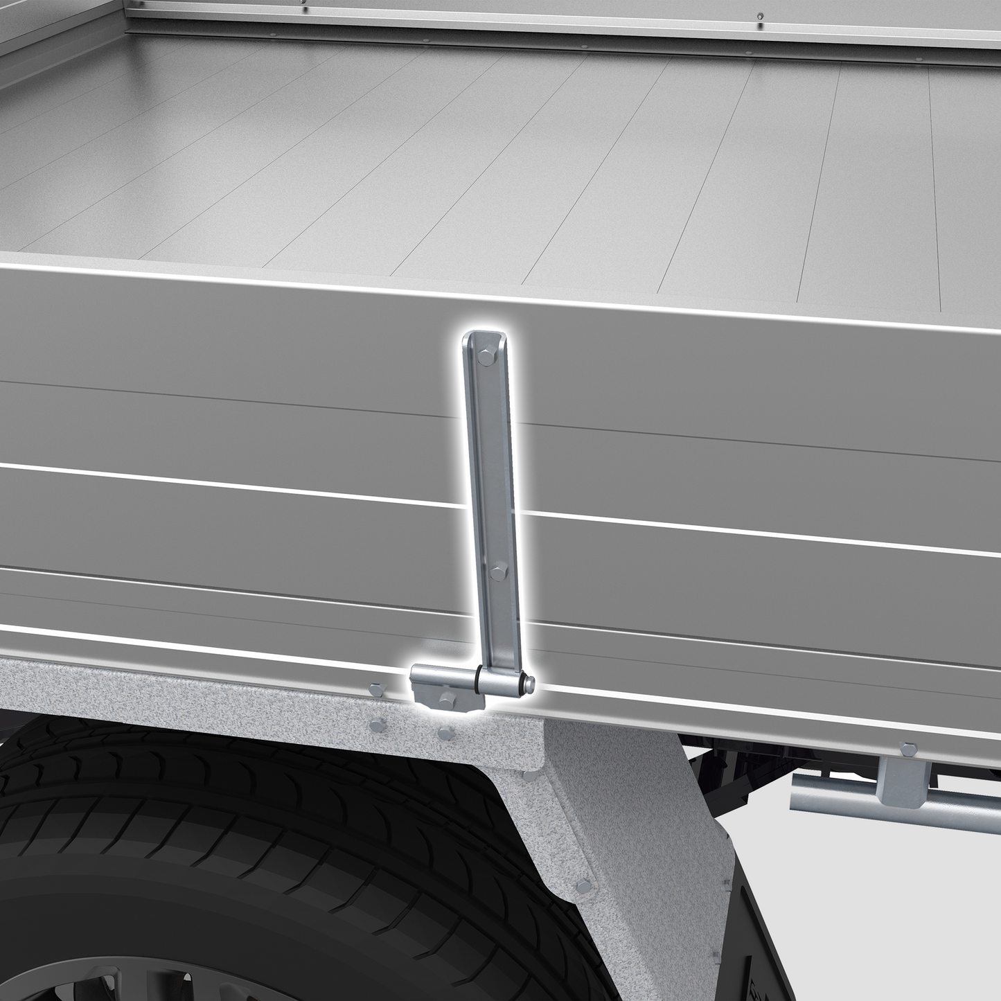 Hinge Kit - Aluminium Tray (Traditional Tray)
