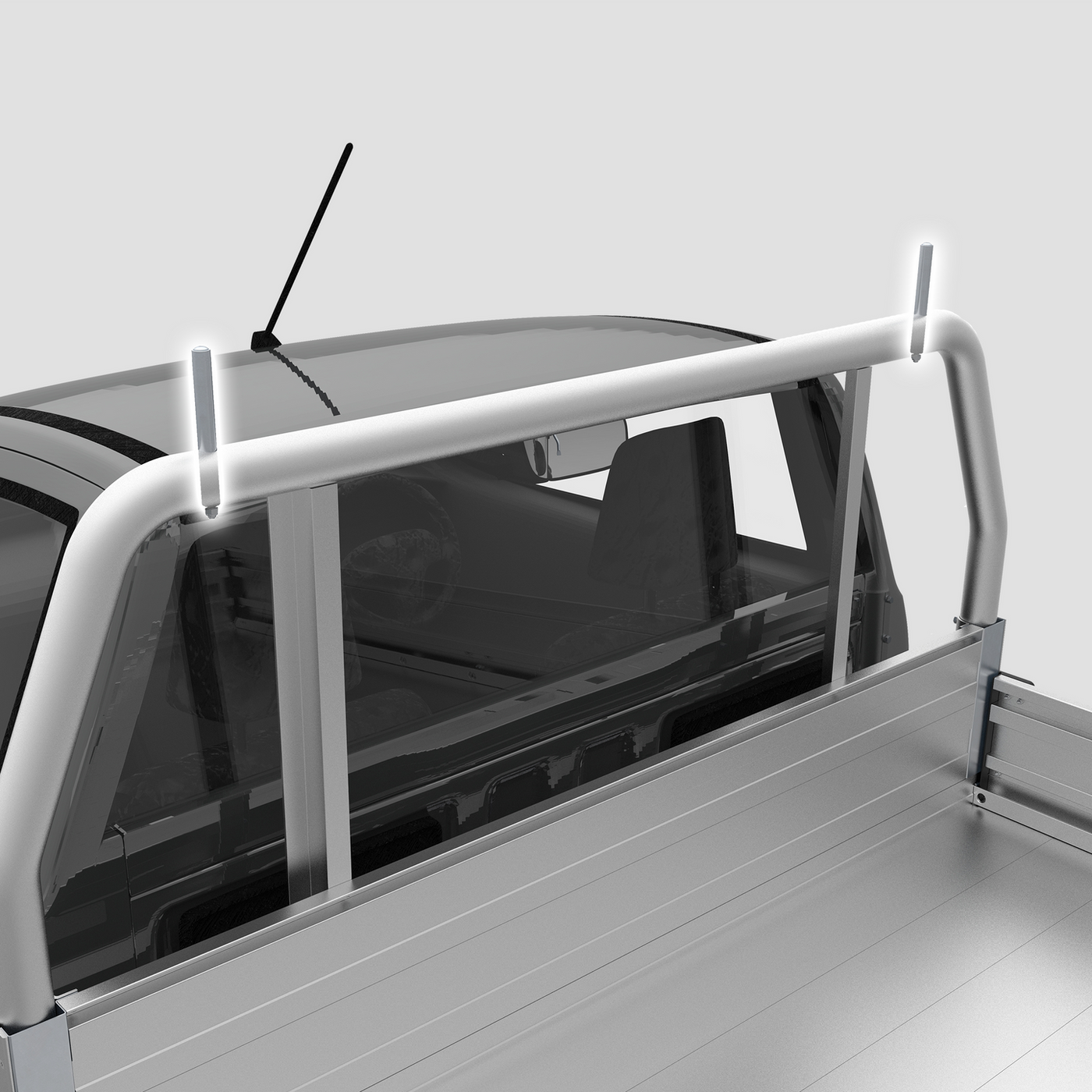 Rear Ladder Rack/Headboard Round Tube Pins Set