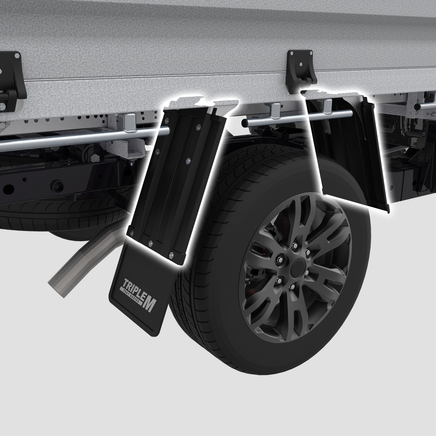 Mudguard Side Set - Steel Tray