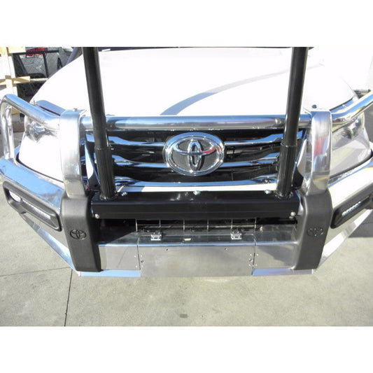 Toyota Fortuna Custom Multi Fit Hrack on Genuine Toyota Bullbar