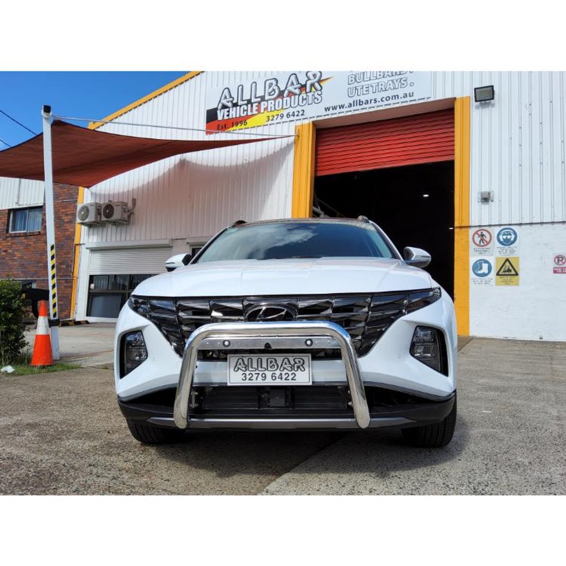 Polished Alloy Nudgebar to suit 2023 Hyundai Tucson Highlander