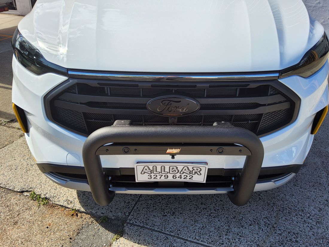 Black Alloy Nudgebar to suit 2026 Ford Transit Custom Trail