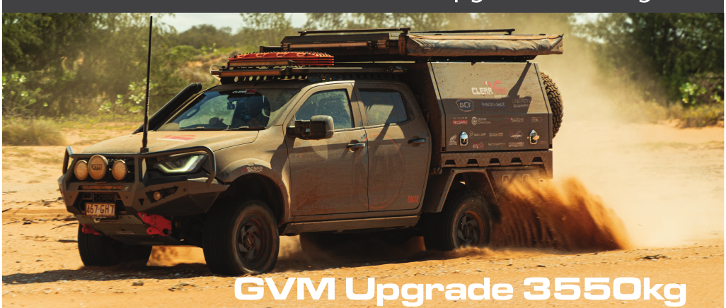 Isuzu D-Max RG1 (4x4) - GVM Upgrade - 3550kg