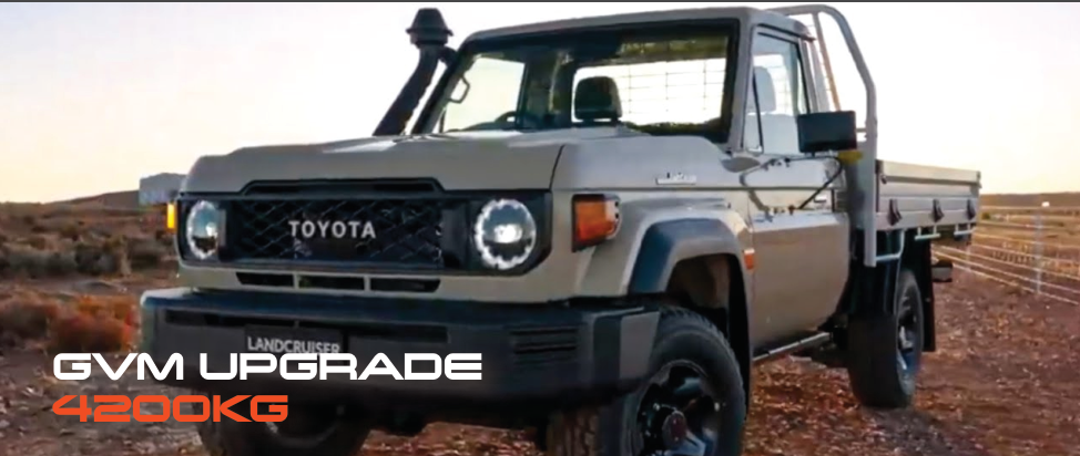 Toyota Landcruiser 70 J7 (79 Single Cab) - GVM Upgrade - 4200kg