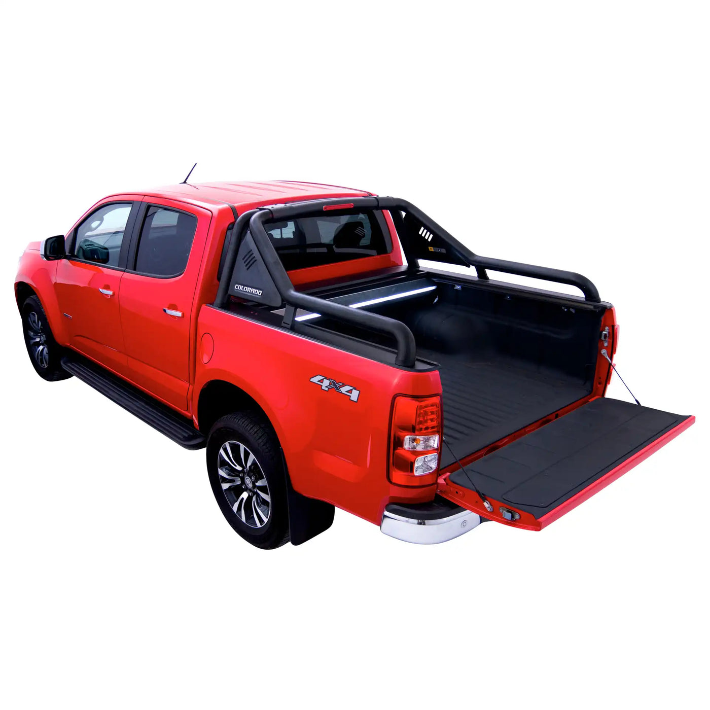 Holden Colorado Dual Cab Electric Roll Top with Extended Sports Bar
