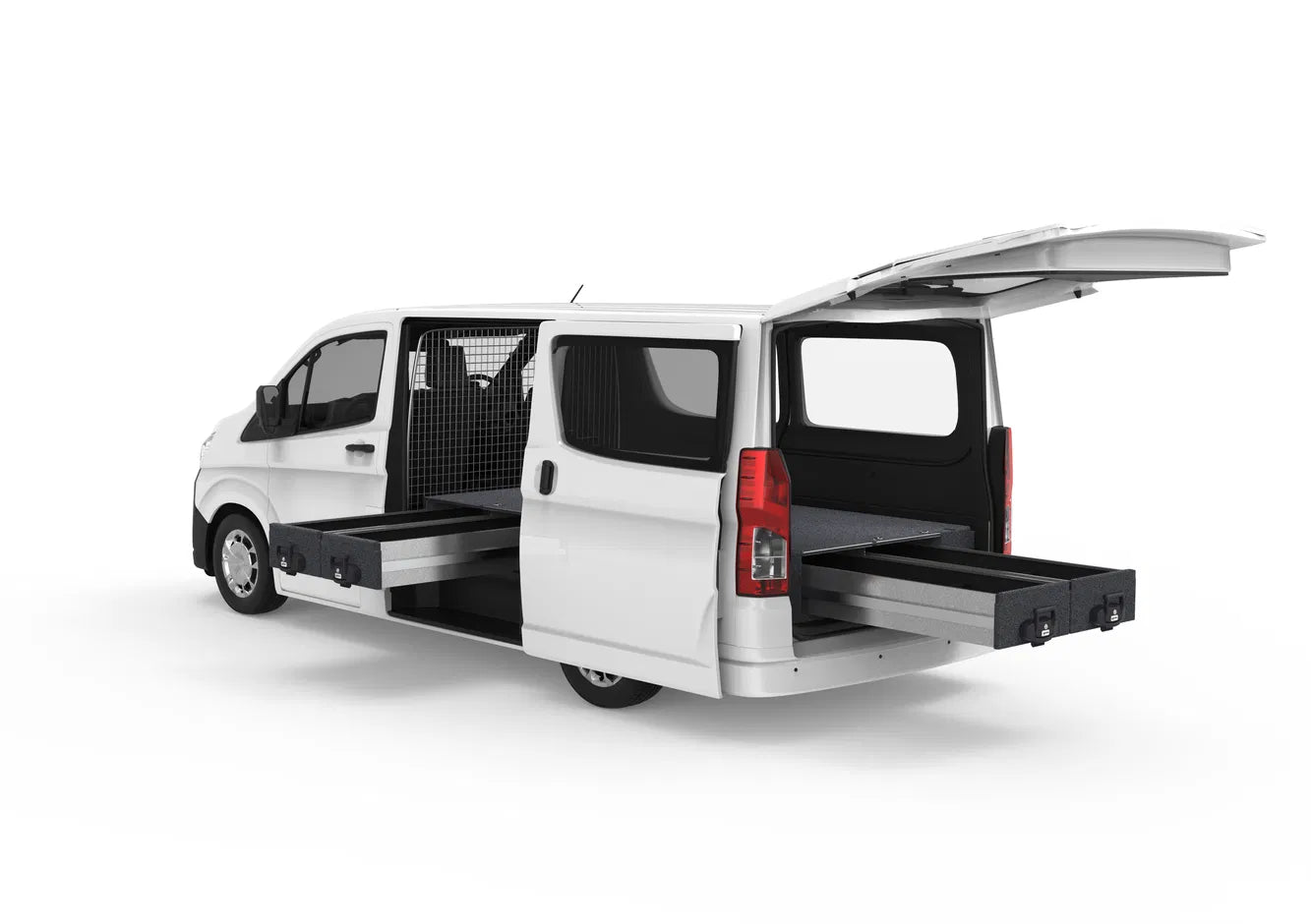 FIXED FLOOR SIDE DRAWERS & FIXED FLOOR REAR DRAWERS