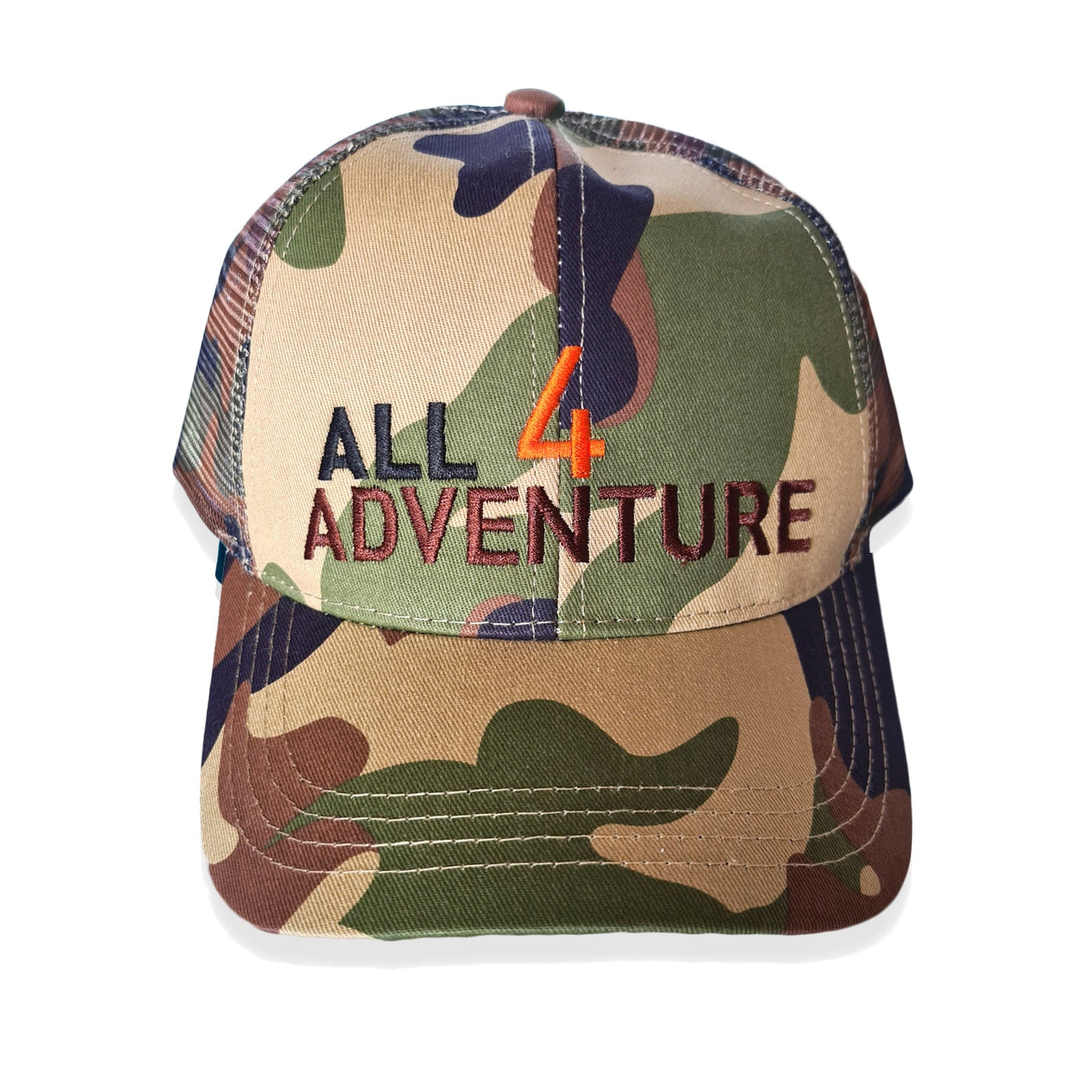 Caps - All 4 Adventure Black Trucker