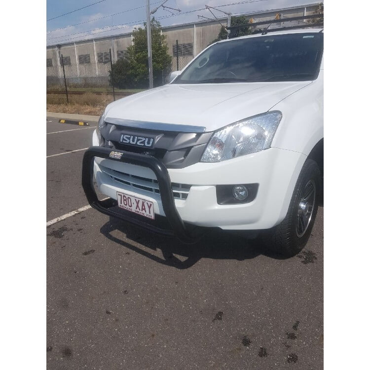 Isuzu Dmax 3 Bend Nudgebar P/Coated Black
