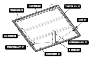 Load Shield Replacement Gas Struts  Ford Ranger RA 2022-Onwards