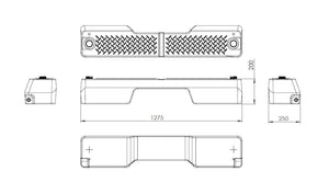 PAK Offroad Footwell Tank, Universal Fit