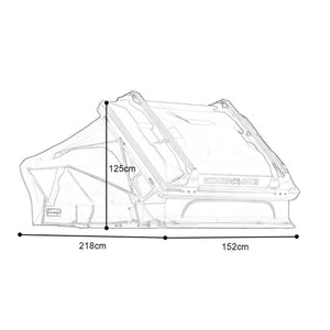 Fusion X 1.5 Rooftop Tent