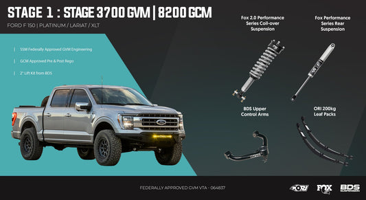 ORI Ford F150 2021 - 2026 GVM Package - Stage 1: The Weekender Family Getaway