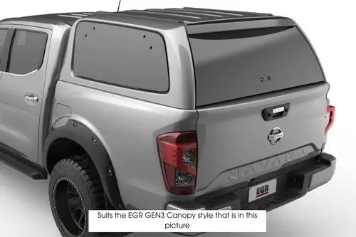 GEN3 Replacement Rear Door Spoiler - Black  Ford Ranger Raptor 2018-2022