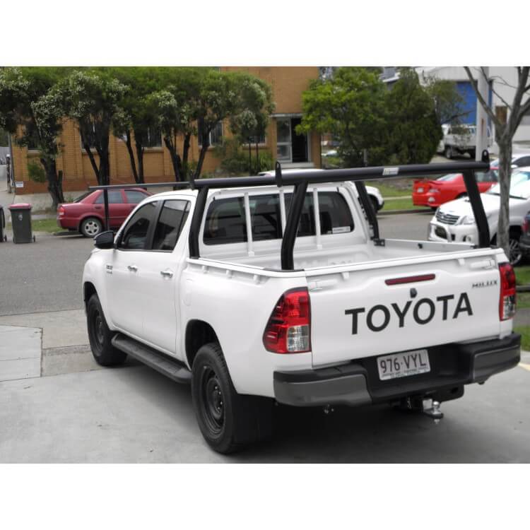P/Coated Black Trade Rack Set suitable for use with Toyota SR Hilux