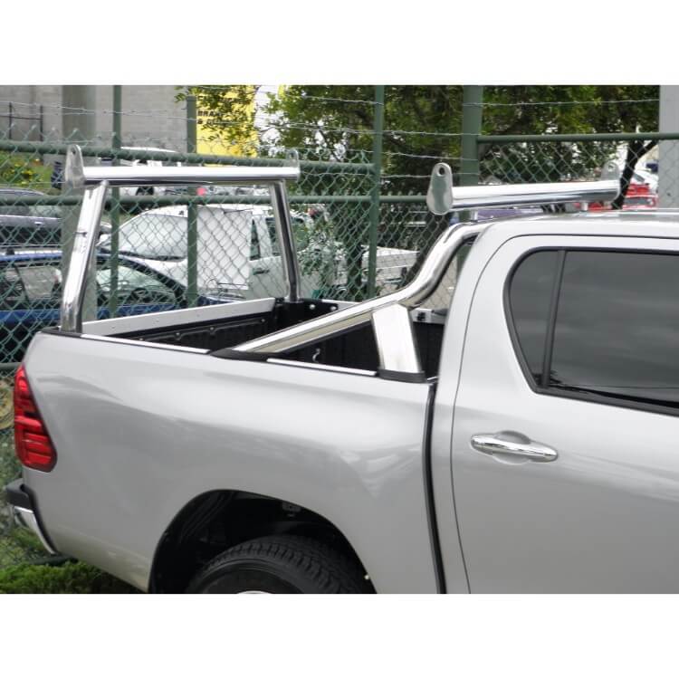 Polished Adaptor Rack Set compatible with SR5 Hilux