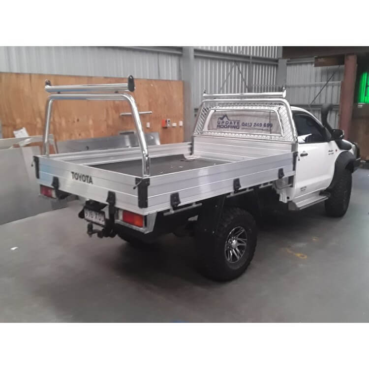 Style Rack set with Adaptor Racks & welded Cargo Barrier compatible with Toyota Hilux