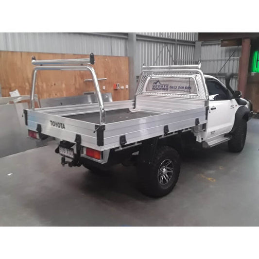 Style Rack set with Adaptor Racks & welded Cargo Barrier compatible with Toyota Hilux