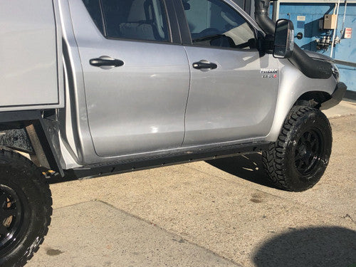 Rock Slider, Suitable for Toyota Hilux N80 and N90 welded steel, 2015 on