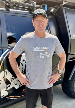 CampBoss 4x4 Tee - Black / S