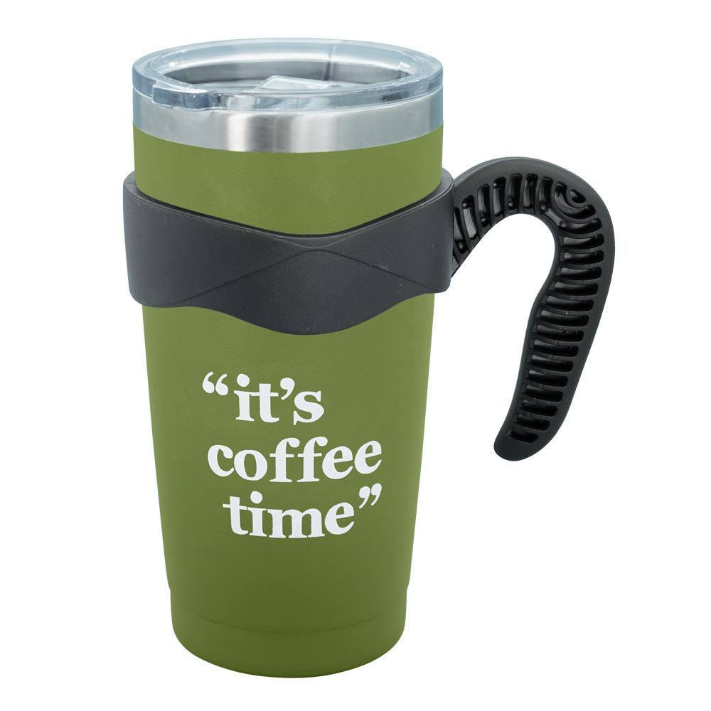 20oz Travel Mug - Olive - Black