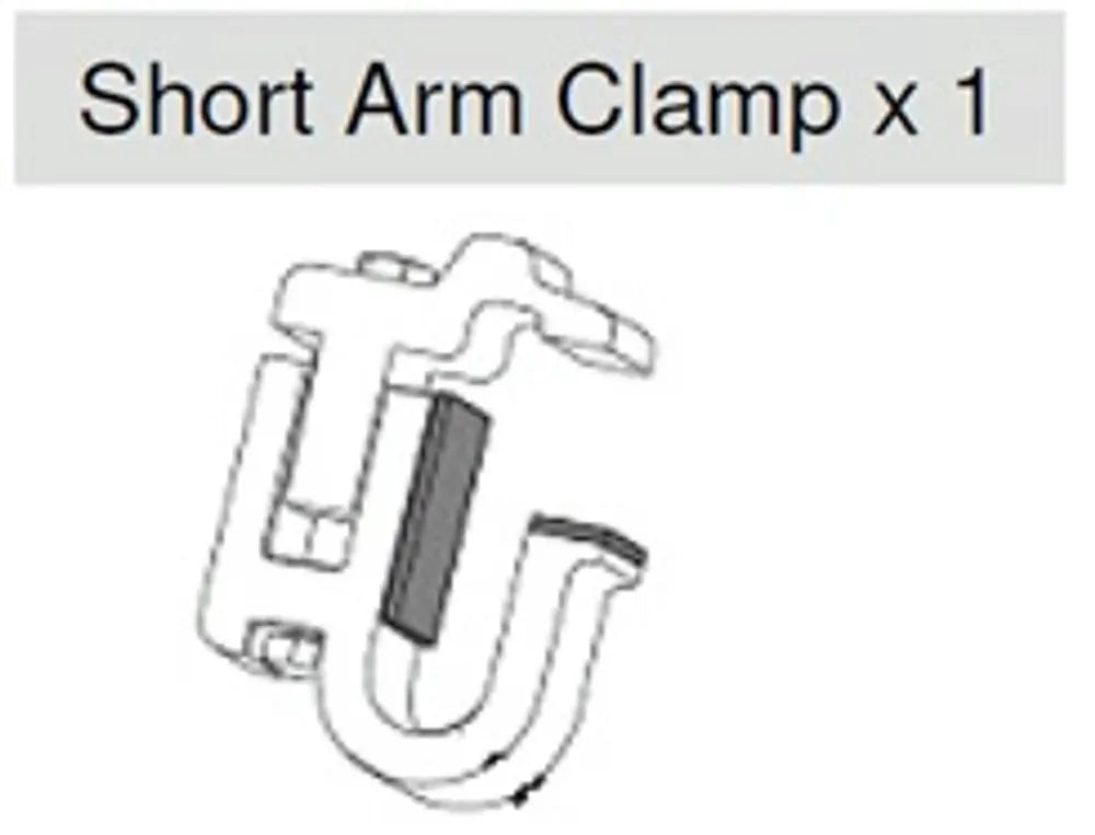 Replacement Short Clamp for EGR Soft Tonneau Covers - VW Amarok 2010-23  Ford Ranger PX 2011-2015