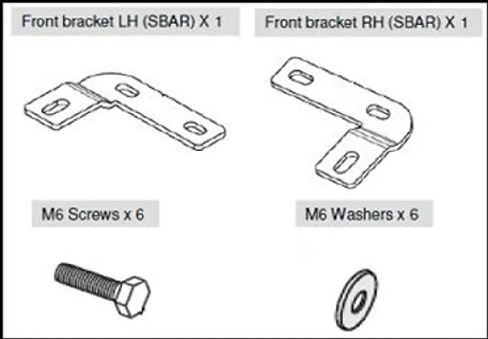 Replacement Front Bracket EGR Soft Tonneau Covers - Ford Ranger PX 2011-22 with Sports Bars  Ford Ranger PX 2011-2015