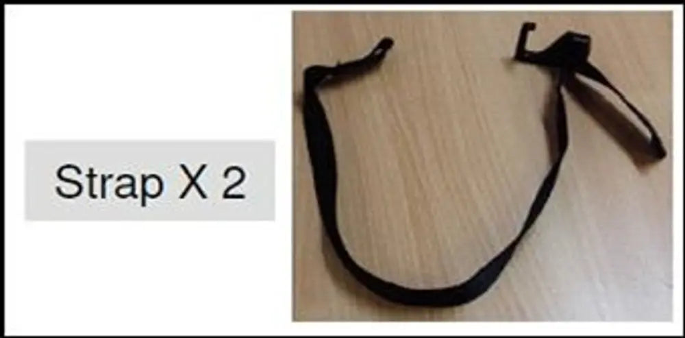 Replacement Front Roll-Up Strap Kit for EGR STC - 1 Pair  Ford Ranger PX 2011-2015