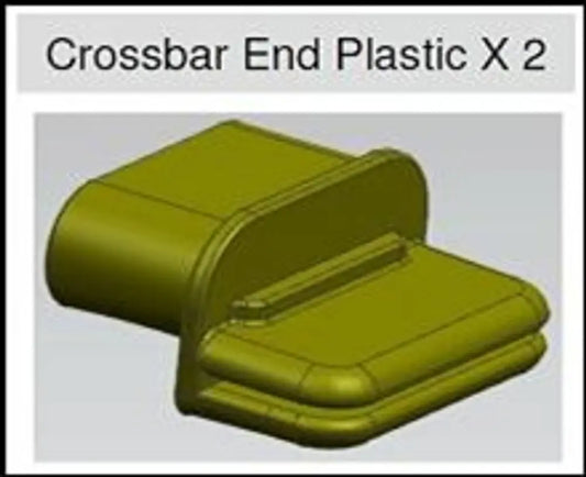 Replacement Crossbar End-Clips for EGR Soft Tonneau Covers - 1 Pair  Ford Ranger PX 2011-2015