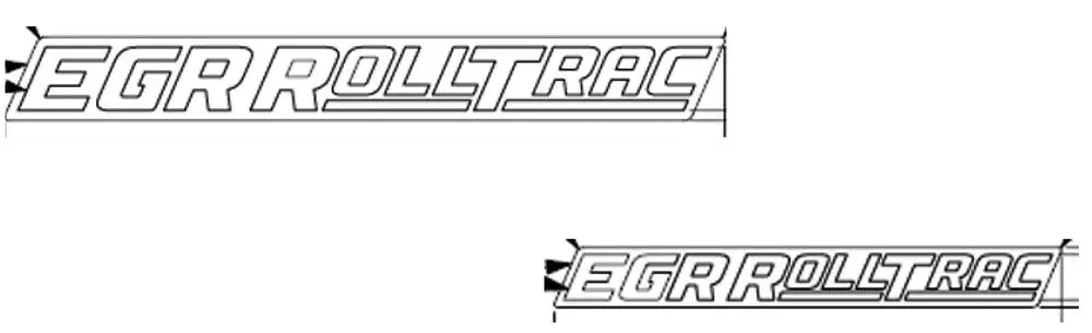 RollTrac Logo Sticker Kit  Ford Ranger PX 2011-2015