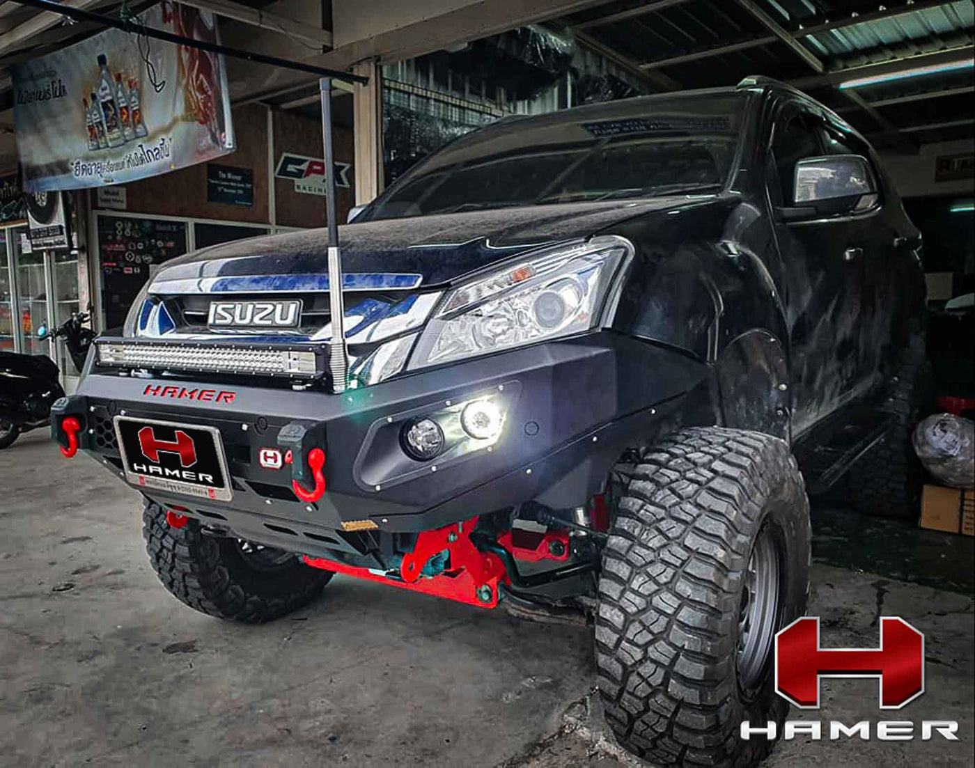 King series bull bar for Isuzu MU-X (2012 - 2016)