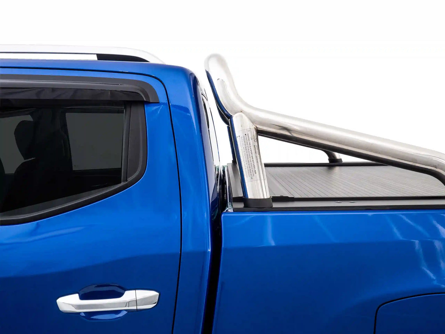 HSP Roll R Cover LDV T60 Dual Cab Mega Tub with Chrome Sports Bars