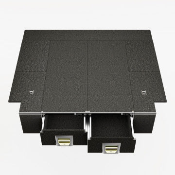 Dual Fix Floor Drawer System