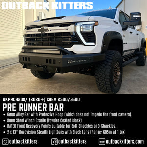 Outback Kitters Pre-Runner Bar for Silverado 2500 (2020-2026)