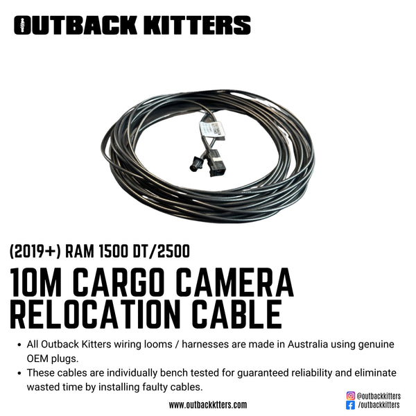 Outback Kitters 10m Cargo Camera Relocation Cable