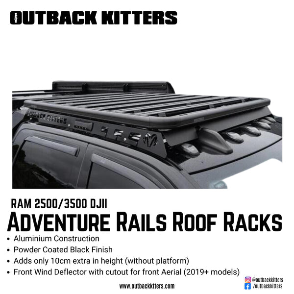 Ram 2500/3500 DJII Adventure Rail Roof Racks