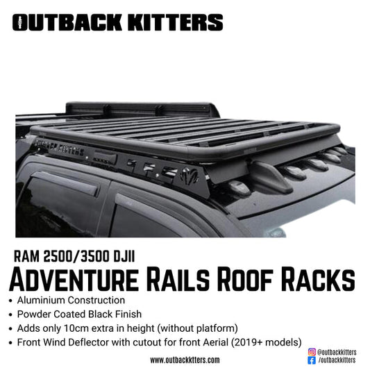 Ram 2500/3500 DJII Adventure Rail Roof Racks