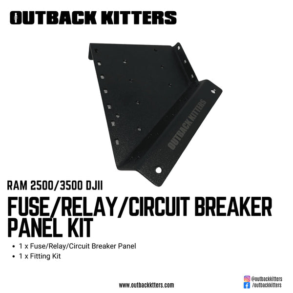 Fuse/Relay/Circuit Breaker Panel Kit - Ram 2500 DJII